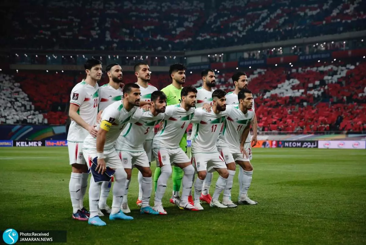 عکس تیمی تیم ملی ایران با لباس برای جام جهانی 